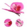 Unique Bargains Women's Grace Flower Hair Clip 3.54"x3.15"x1.14" Purple 1 Pc - 3 of 3