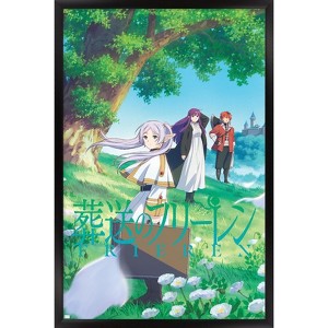 Trends International Frieren: Beyond Journey's End - Key Art Framed Wall Poster Prints - 1 of 4
