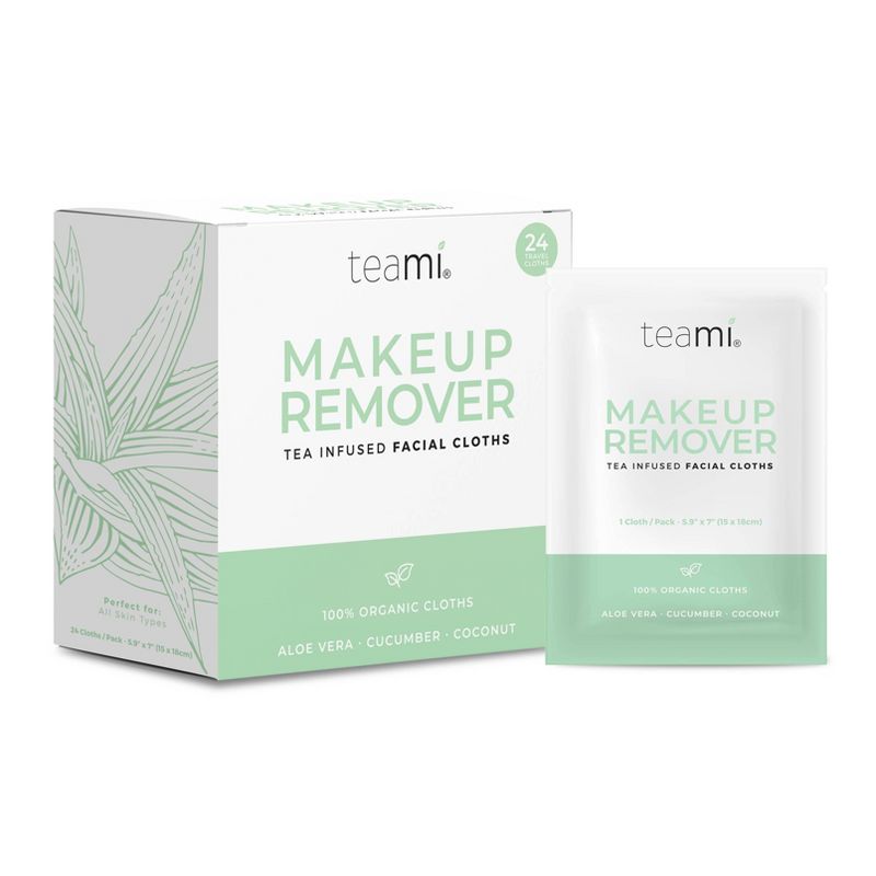 Teami Makeup Remover Wipes - 24ct, 1 of 9