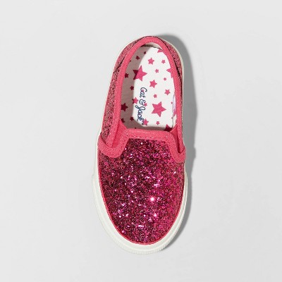 Cat & Jack Pink Sparkly Sneakers