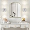 DOMETOUR 17''H Chrome Bubble Crystal 2-Light Wall Sconce for Bathroom, Bedroom, Hallway - Modern Indoor Lighting Fixture - 4 of 4