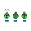 Unique Bargains Shatterproof Home Decorative Christmas Tree Hanging Ball Ornaments 24 Pcs - 2 of 4