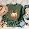 Simply Sage Market Fall Pumpkin Floral Sweatshirt - 3 of 4