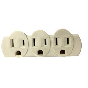 Projex FA-351B/15PRJ Adapter Grounded 3 outlets - 1 of 1