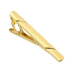 Unique Bargains Necktie Pinch with Black Gift Box for Regular Ties Wedding Business Men Tie Clip - 1 of 4