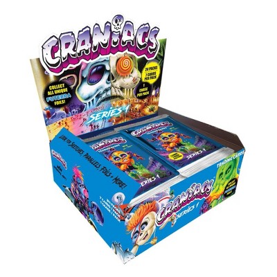 ToyWiz Craniacs Trading Cards Series One Hobby Box | 24 Packs Per Box