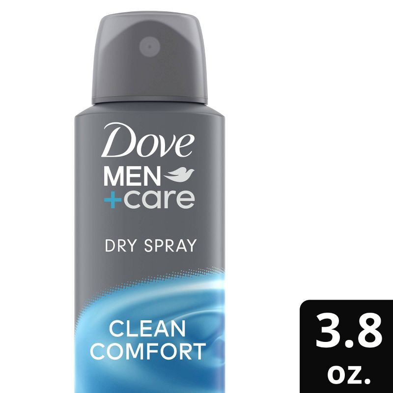 Dove Men+Care 72-Hour Dry Spray Antiperspirant &#38; Deodorant - Clean Comfort - 3.8oz, 1 of 12
