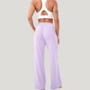 Anna-Kaci Active Women's High Waist Wide Leg Athletic Pants with Side Pockets and Elastic Waistband Design - 3 of 4