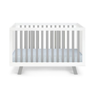 Acoinel Modern 3-in-1 Convertible Island Crib for Nursery