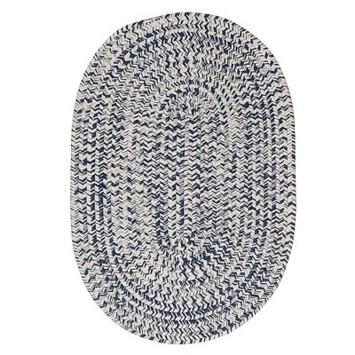 Colonial Mills Howell Tweed Braided Rug, Jasmine 7x9, Oval Shape : Target
