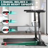Ancheer Treadmill with Desk Workstation & Adjustable Height, Folding Treadmill with Incline, Speed Range 0.6-7.5 mph, 300 LBS Weight Capacity - 4 of 4