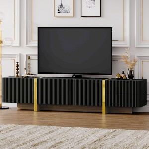 Sapphtopaz Modern TV Stand for TVs Up to 80" Entertainment Center with Storage Cabinets and Drawers, TV Stands for Living Room - 1 of 4