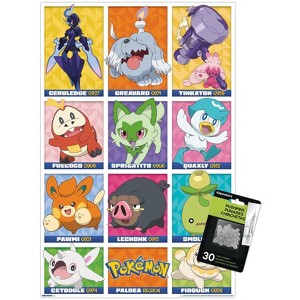 Trends International Pokémon: Paldea Region - Group Unframed Wall Poster Prints - 1 of 4