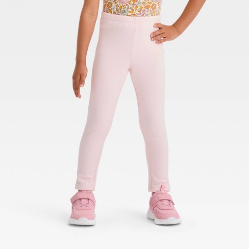 Toddler Girls' Cozy Leggings - Cat & Jack™ Pink 3T