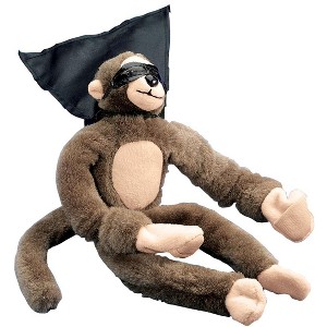 Playmaker Toys - Flying Screaming Flingshot Slingshot Novelty Monkey Plush Doll Toy, Launches up to 50 Feet - 1 of 2