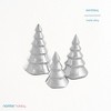 Nambe Mini Christmas Tree Figurine 3-Piece Set (3", 4", 4.75") - Nativity Holiday Figurines - Nambe Alloy Elegant Christmas Home Decor - 4 of 4