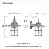 Quoizel Lighting Lombard 1 - Light Sconce in  Antique Brushed Aluminum - 3 of 4