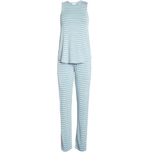 P.J. Salvage Womens Striped Pajama Sleep Tank Top - 1 of 1