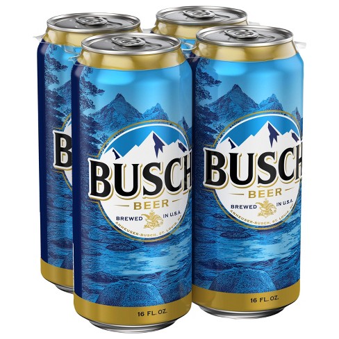 Busch Beer - 4pk/16 Fl Oz Cans : Target