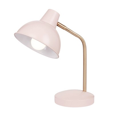 rose gold task lamp