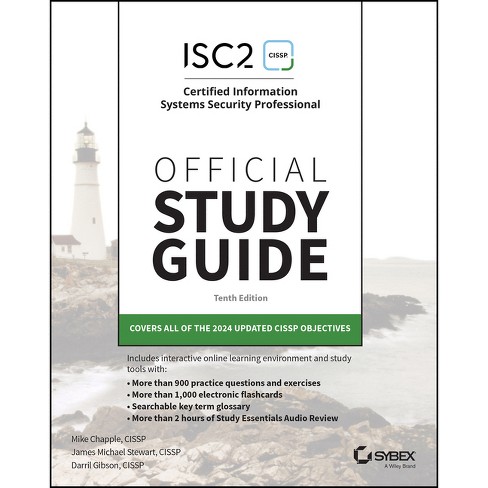 Isc2 Cissp Certified Information Systems Security Professional Official  Study Guide - (Sybex Study Guide) 10th Edition (Paperback)