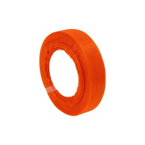 Unique Bargains Ribbon Convenient Sheer Organza & Satin Blend Polyester 1771.65"x0.79" 1 Pc - 1 of 4