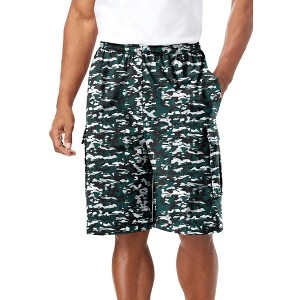 KingSize Lightweight Jersey Cargo Shorts - 1 of 4