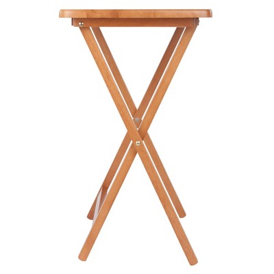 Sophia Transitional Teak 5-Piece Snack Table Set