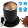 NewHome "Auto Stirring Coffee Mug with Lid & Temperature Control, Magnetic Mixing, 3 Heat Settings, Auto-Off" Black - 2 of 4