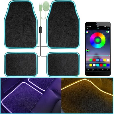 TruAIR LED Floor Mats with App Control (Carpet)