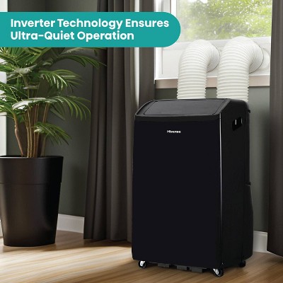 Hisense 10,000 BTU Black Portable Inverter Air Conditioner with Wi-Fi and Remote