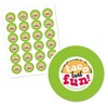 Big Dot of Happiness Taco 'Bout Fun - Fiesta Circle Sticker Labels - 24 Count - 2 of 4