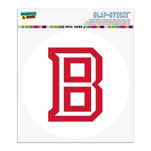 Bradley University Secondary Logo Automotive Car Window Locker Circle Bumper Sticker - 1 of 4