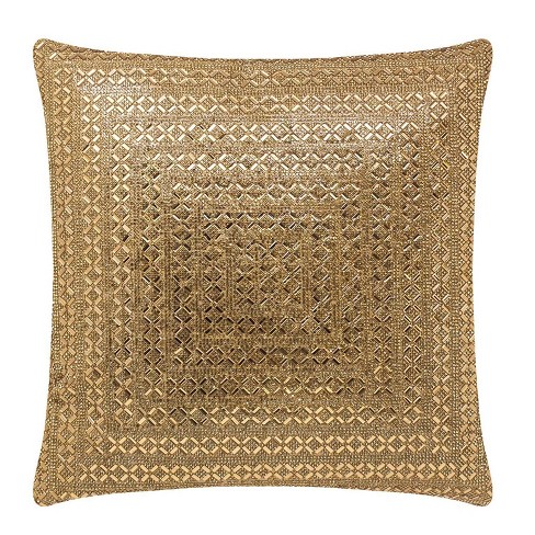 Gold throw hot sale pillows target