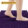 BAGOKIE 3 Piece Chenille Bathroom Rug Set - 3 of 4