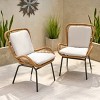 Gulches Patio Chair with Cushions for Patio, Outdoor, Garden, Poolside (Set of 2) - 4 of 4