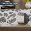 Area Rug Non-Slip Floral Washable Living Room Throw Small Stain Resistant Rugs - 4 of 4
