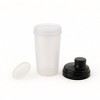Amber Fight Gear Ultimate Shaker Glass with Cap No. 4, Smooth Supplement Mixing, Convenient Storage, Lump-Breaking Net, Durable Design, Black - 3 of 3