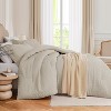 BAGOKIE 2/3 Pieces Seersucker Lightweight Bedding Comforter Set - 4 of 4