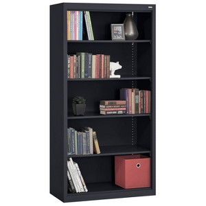 Sandusky Lee 36"Wx18"Dx72"H Welded Bookcase Black - 1 of 2
