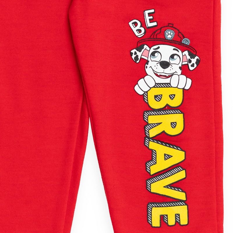 Paw Patrol Chase Rubble Marshall Fleece 3 Pack Pants Blue /Gray /Red, 3 of 10