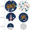 Big Dot of Happiness Blast Off to Outer Space - Rocket Ship Baby Shower or Birthday Party Giant Circle Confetti - Party Décor - Large Confetti 27 Ct - 2 of 4