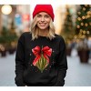 Simply Sage Market Women's Graphic Sweatshirt Coquette Christmas Ornament - 2 of 4