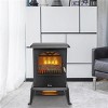 BestParts Infrared Electric Fireplace Heater, Freestanding Stove, 1500W, Black - 2 of 4