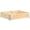 vidaXL Pallet Collar 39.4"x39.4" Solid Pine Wood - 2 of 4