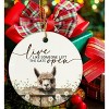 Alpaca Ornaments, Rustic Farmhouse Alpaca Hanging Ornaments for Christmas Tree Party Holiday Decorations - 4 of 4