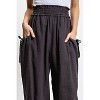 Women's Ramona Cotton Pants With Side Pockets - GiGiO - image 4 of 4