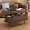 Hrinhom 40"W Coffee Table,Center Table with Hidden Compartment - 4 of 4
