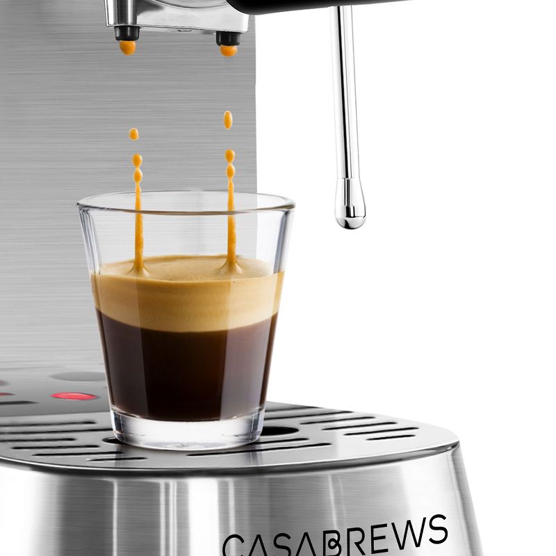 CASABREWS Espresso Machine 20 Bar with Steam Milk Frothing Machine, 4 of 9