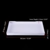 Unique Bargains Plastic Wood Texture Reusable Serving Tray 1 Pc - 2 of 4